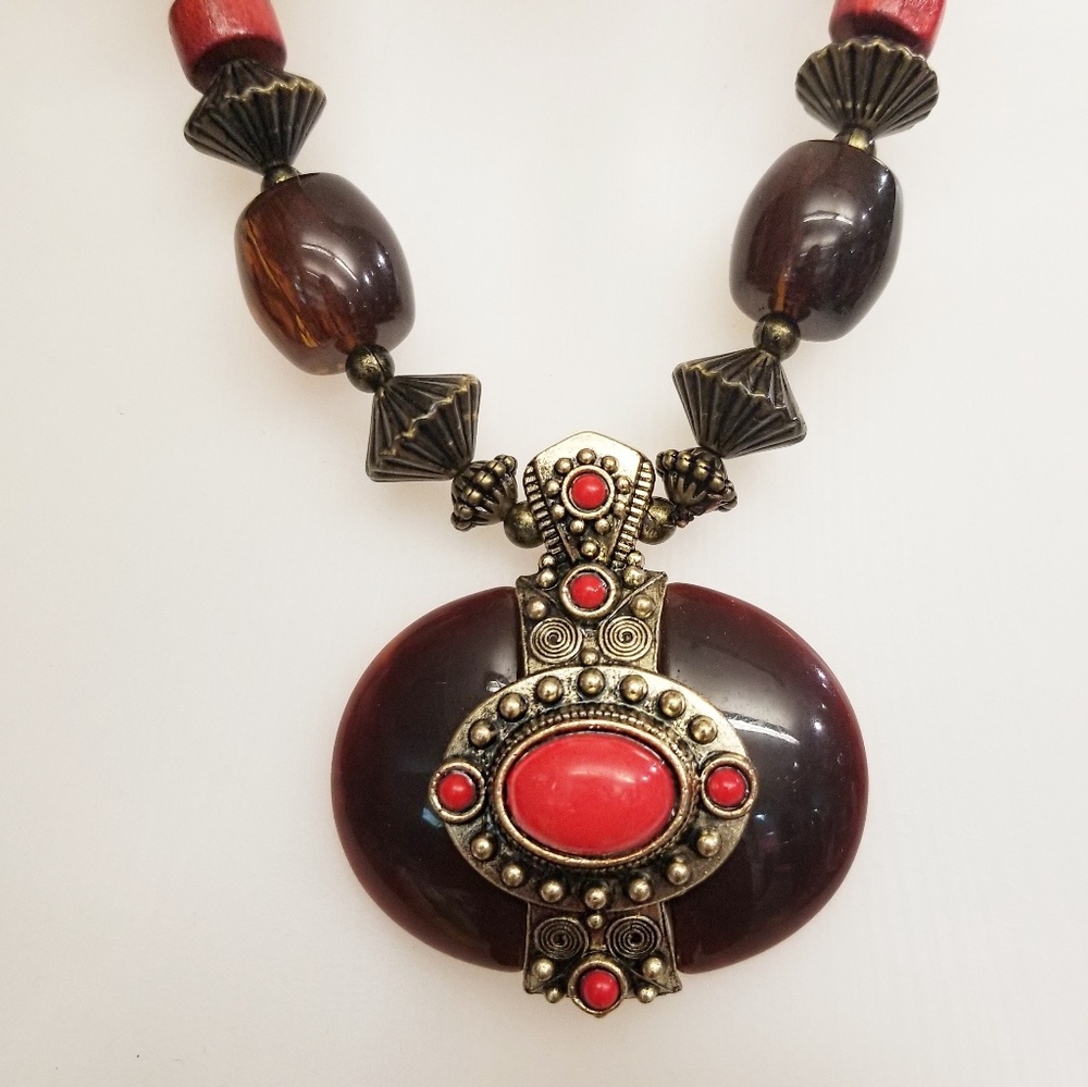 Antique, Bohemian, Tibetan Style Necklace
